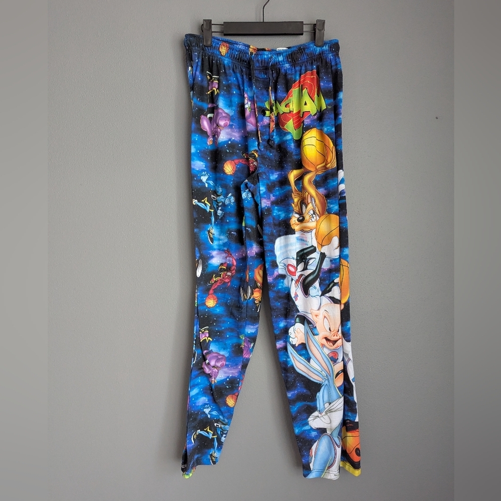 Vintage Original Space Jam Pajama Pants Size XL. Space Jam Original Sweatpants.